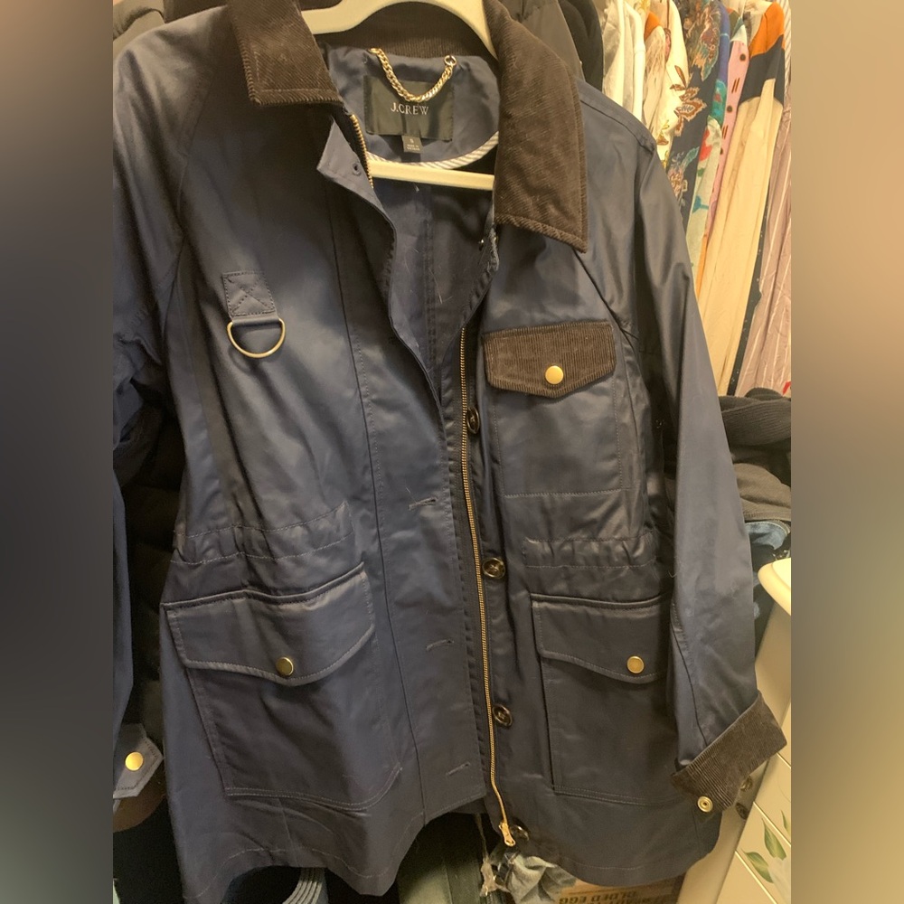 J. Crew Navy Barn Jacket